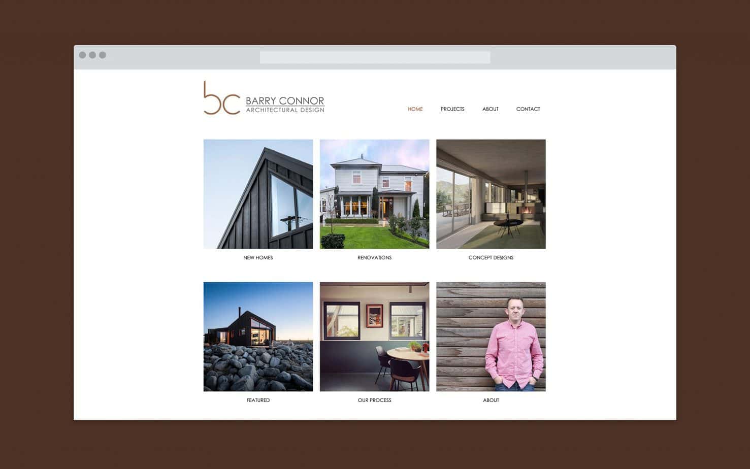 Wix Website Architect Portfolio, Barry Connor - Catchlight