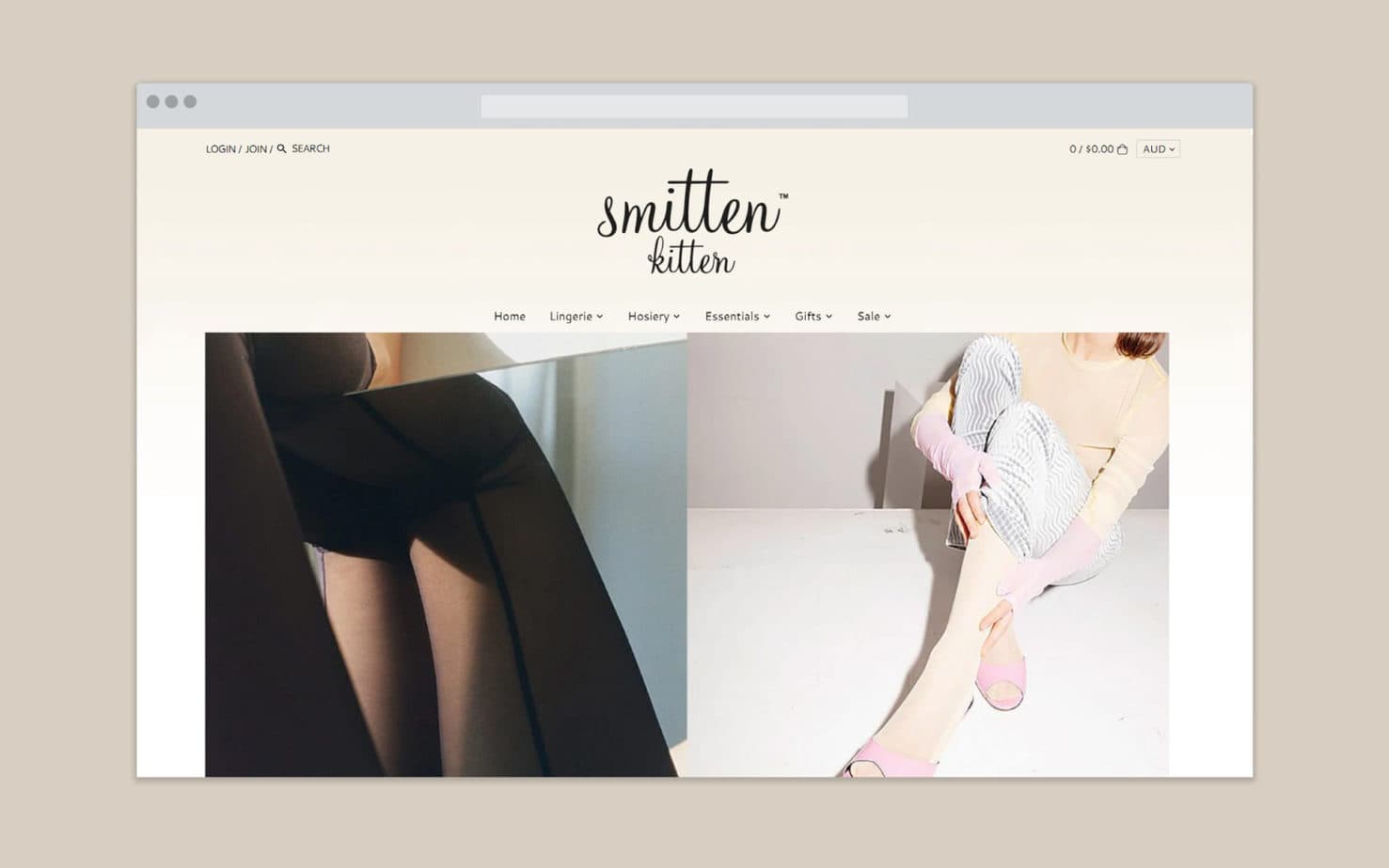 Smitten Kitten Online Fashion Store Website